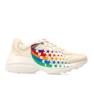 Rhyton Rainbow Stars Low Top Sneaker SIZE 38